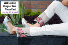 Load image into Gallery viewer, PL112 - Heavy Lace Embroidery Plazzo Pant