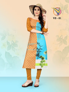 KT0206(L) 01 - Stylish Kurti Dhadkan Style Vol 7